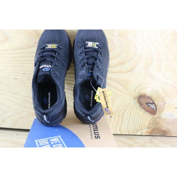 New Nautilus Safety Shoes Mens 7.5E Black Spark EH Safety Toe N2113 Work Boots main image 5